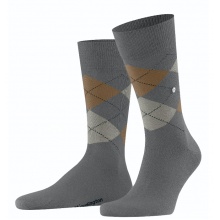 Burlington Daily Sock Edinburgh SO grey/brown Men - 1 Pair